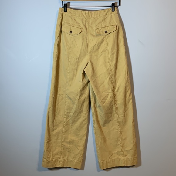 Madewell seamed wide leg desert dune size 4 khaki ng545 - Picture 6 of 6